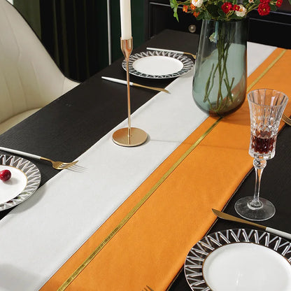 Tea Flag Table Runner Wedding Modern Light Luxury Sample Room Nordic Simplicity Tv Cabinet Fabric Linen Home Textile Garden