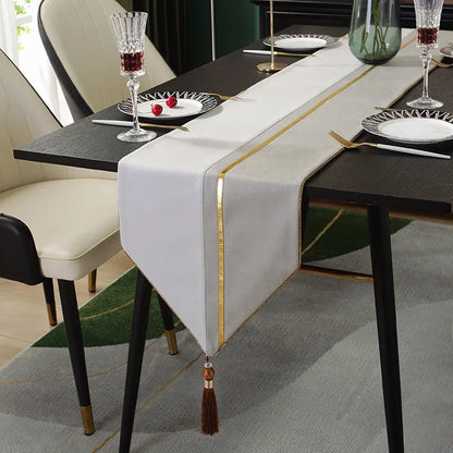Tea Flag Table Runner Wedding Modern Light Luxury Sample Room Nordic Simplicity Tv Cabinet Fabric Linen Home Textile Garden