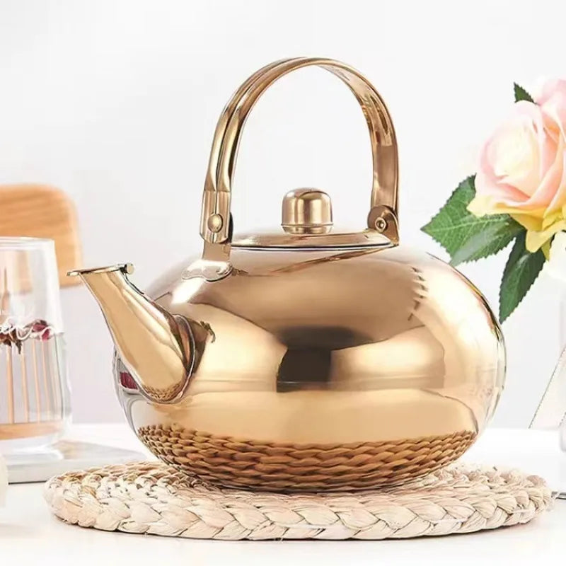 Tea Kettle  Stainless Steel Teapot Teakettle and Tea Pot