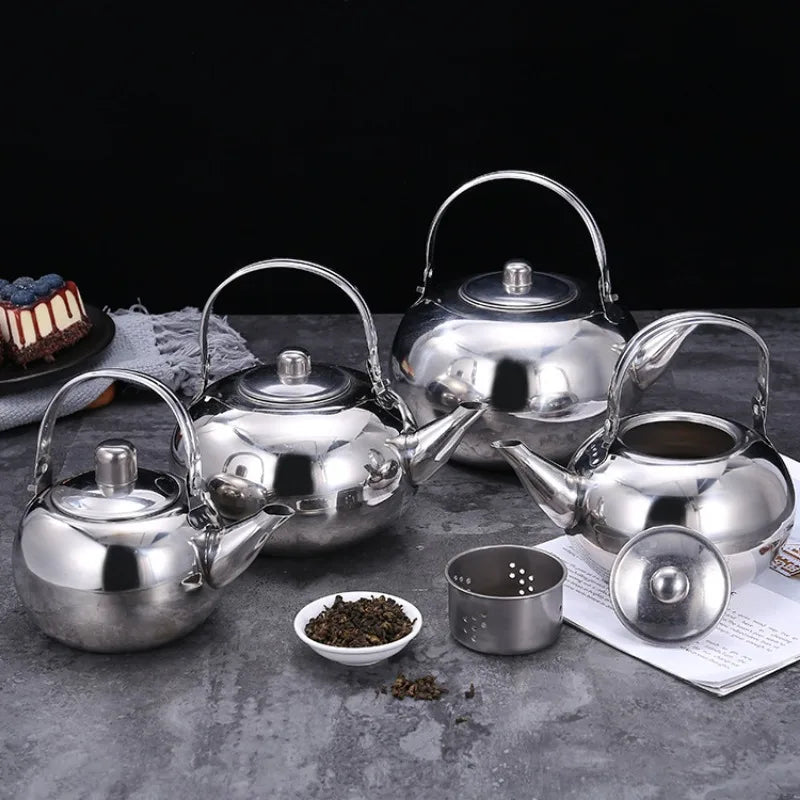 Tea Kettle  Stainless Steel Teapot Teakettle and Tea Pot