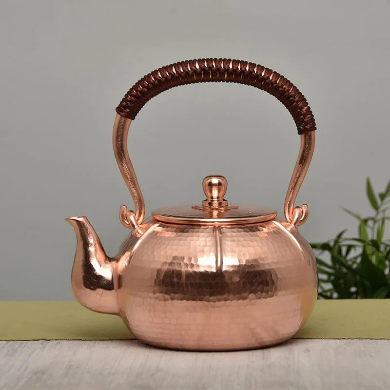 Tea Kettle Teapot Set Vintage Water Kettles Teapot Japanese Handmade Infuser Teapot Copper Coffee Pots Portable Kongfu Tea Set