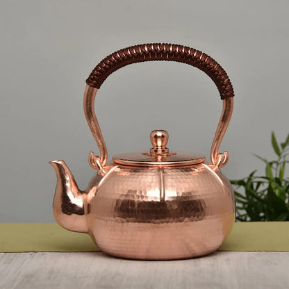Tea Kettle Teapot Set Vintage Water Kettles Teapot Japanese Handmade Infuser Teapot Copper Coffee Pots Portable Kongfu Tea Set