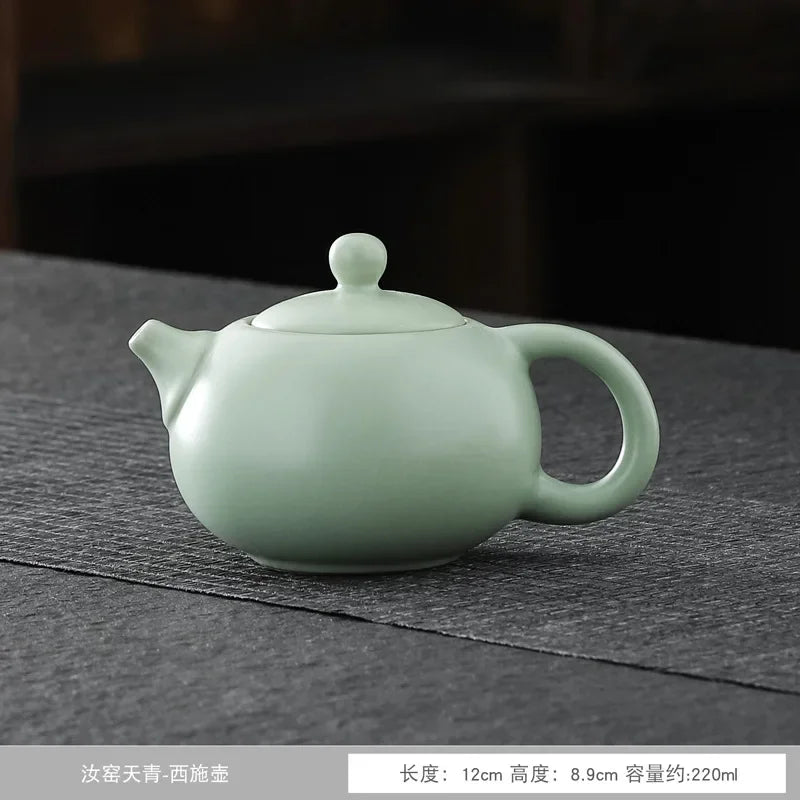 Tea Maker Traditional Chinese Xishi Teapot Pottery Clay Pots Handmade Teaware Gongfu Tea Pot Set Tea Ceremony Tea Infuser