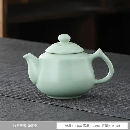 Tea Maker Traditional Chinese Xishi Teapot Pottery Clay Pots Handmade Teaware Gongfu Tea Pot Set Tea Ceremony Tea Infuser