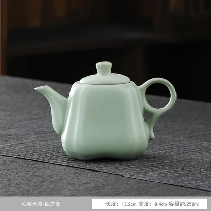 Tea Maker Traditional Chinese Xishi Teapot Pottery Clay Pots Handmade Teaware Gongfu Tea Pot Set Tea Ceremony Tea Infuser