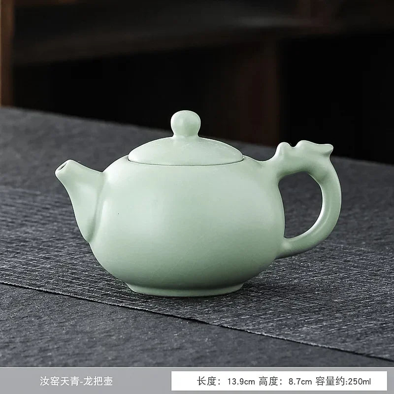 Tea Maker Traditional Chinese Xishi Teapot Pottery Clay Pots Handmade Teaware Gongfu Tea Pot Set Tea Ceremony Tea Infuser