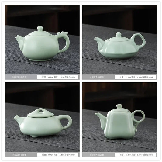 Tea Maker Traditional Chinese Xishi Teapot Pottery Clay Pots Handmade Teaware Gongfu Tea Pot Set Tea Ceremony Tea Infuser