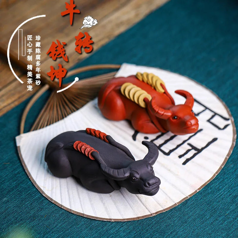 Tea Ornaments Decoration Flower Arrangement Home Desktop Root Carving Art Living Room Decorations Tea Ceremony Utensils