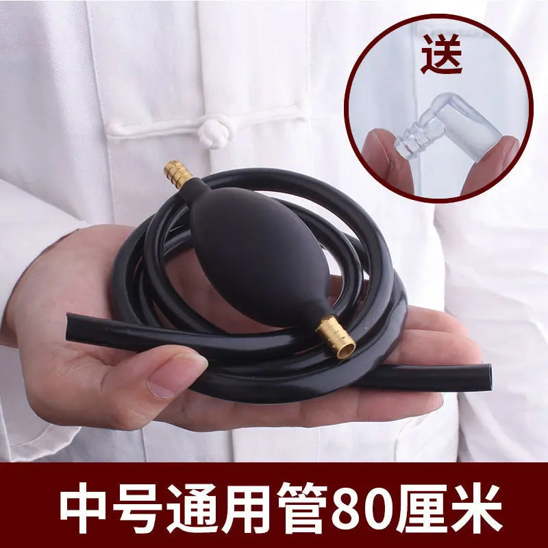 Tea Tray Drain Pipe With Water-absorbing Ball Silicone Copper Joints, Tea Table Down Water Pipe Hose Tea Ceremony Tea Set