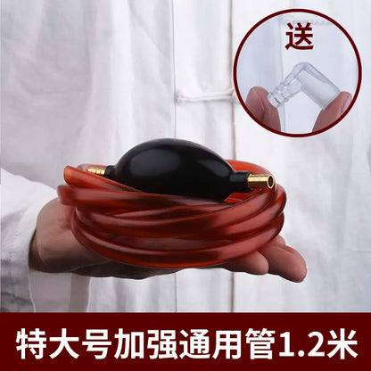 Tea Tray Drain Pipe With Water-absorbing Ball Silicone Copper Joints, Tea Table Down Water Pipe Hose Tea Ceremony Tea Set