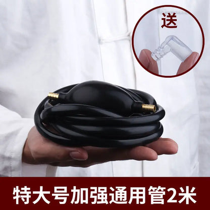 Tea Tray Drain Pipe With Water-absorbing Ball Silicone Copper Joints, Tea Table Down Water Pipe Hose Tea Ceremony Tea Set