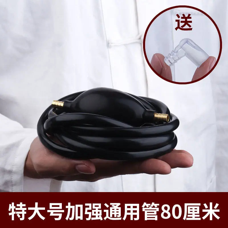 Tea Tray Drain Pipe With Water-absorbing Ball Silicone Copper Joints, Tea Table Down Water Pipe Hose Tea Ceremony Tea Set