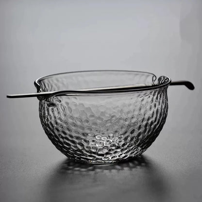 Tea ceremony чай Glass tea making bowl drainage bowl tea making utensil green tea Japanese style fair cup tea set tea ware set