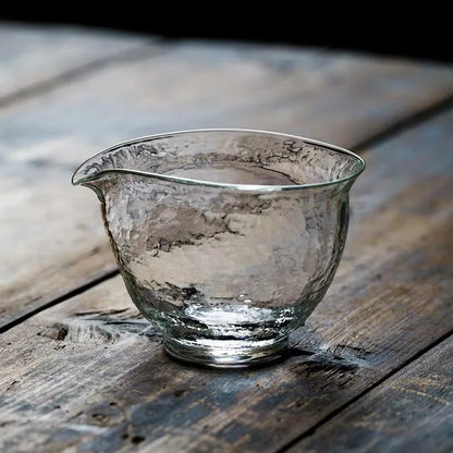 Tea ceremony чай Glass tea making bowl drainage bowl tea making utensil green tea Japanese style fair cup tea set tea ware set