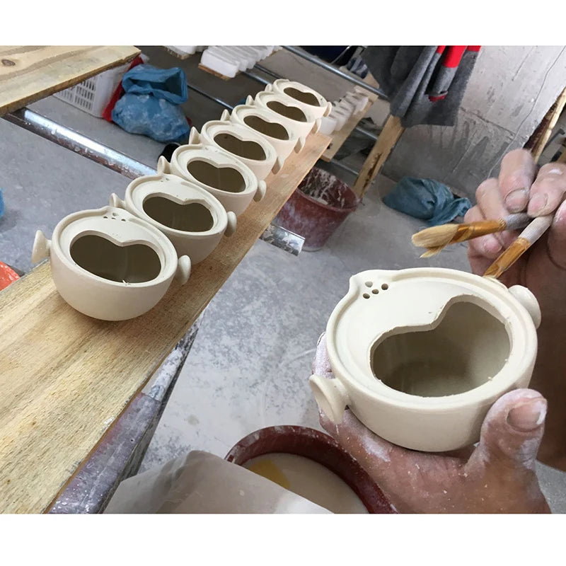 Tea set Chinese Kung Fu gaiwan teapot teacups fair mug tea sets white travel tea set drinkware Free shipping