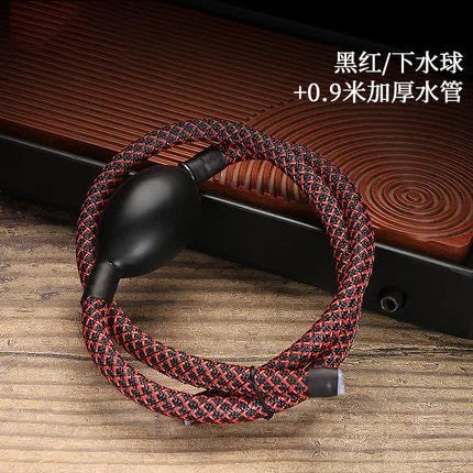 Tea tray drainage pipe with water suction ball Kung Fu tea set accessories tea table lower water pipe silicone hose tea ceremony