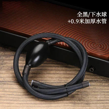 Tea tray drainage pipe with water suction ball Kung Fu tea set accessories tea table lower water pipe silicone hose tea ceremony