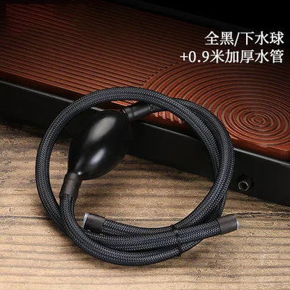 Tea tray drainage pipe with water suction ball Kung Fu tea set accessories tea table lower water pipe silicone hose tea ceremony