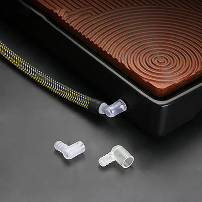 Tea tray drainage pipe with water suction ball Kung Fu tea set accessories tea table lower water pipe silicone hose tea ceremony