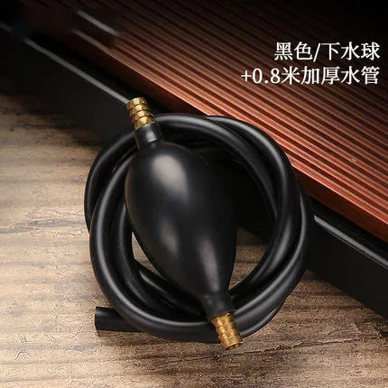 Tea tray drainage pipe with water suction ball Kung Fu tea set accessories tea table lower water pipe silicone hose tea ceremony
