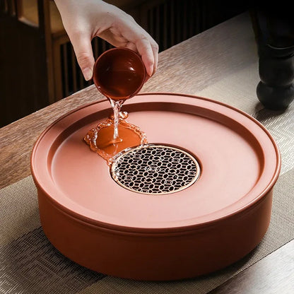 Teapot Base Zhu Ni Teapot Trivets Saucer For Teapot Coin Kung Fu Tea Ceremony Red Water Storage Tea Trays Chao Zhou Zhu Base