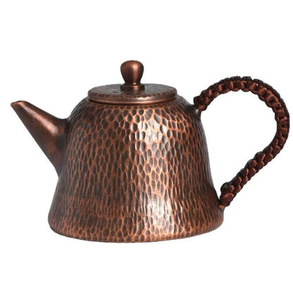 Teapot Japanese Handmade Teapots Large Vintage Tea Kettle Teapot Set Copper Coffee Pots Metal Brass Kettle Kung Fu Tea Table