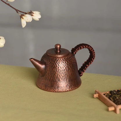Teapot Japanese Handmade Teapots Large Vintage Tea Kettle Teapot Set Copper Coffee Pots Metal Brass Kettle Kung Fu Tea Table