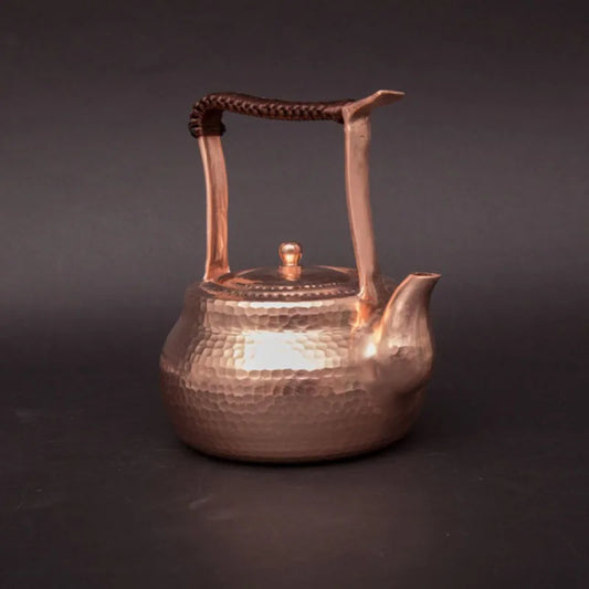 Teapot Large Copper Cookware Teapot Set Chinese Handmade Coffee Pot Metal Water Jug Tea Pot Vintage Kongfu Tea Set Gift 800ML