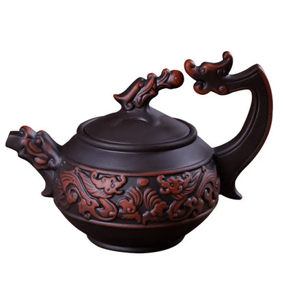 Teapot Pure Handmade The Red Clay Teapot Handle Antique Teapot Special Offer
