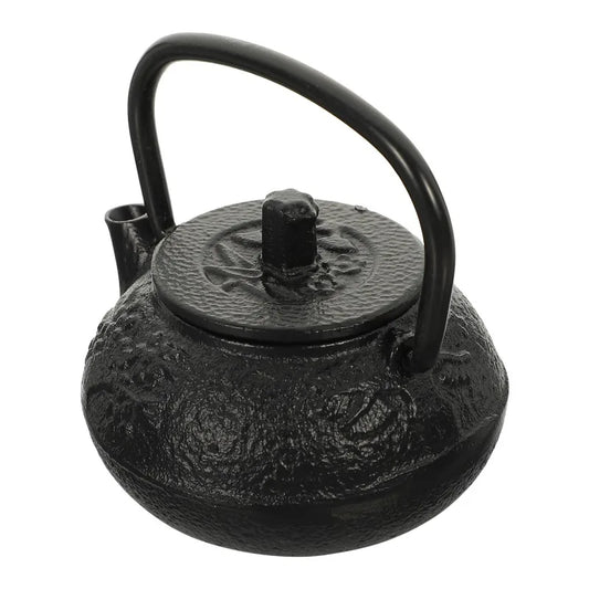 Teapot Tea Kettle Japanese Iron Set Cast Chinese Pot  Mini Coffee Stove Water Loose Stovetop Vintage Maker Boiling Fu
