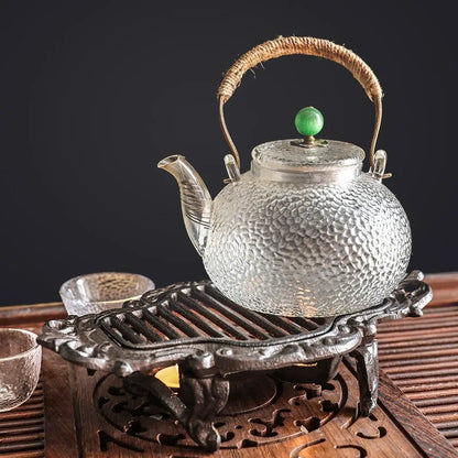 Teapot Warmer Holder Decorative Candle Holder Stands Insulation Base Teapot Warmer for Camping Travel Heatcoffee Milk or Tea