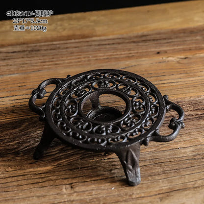 Teapot Warmer Holder Decorative Candle Holder Stands Insulation Base Teapot Warmer for Camping Travel Heatcoffee Milk or Tea