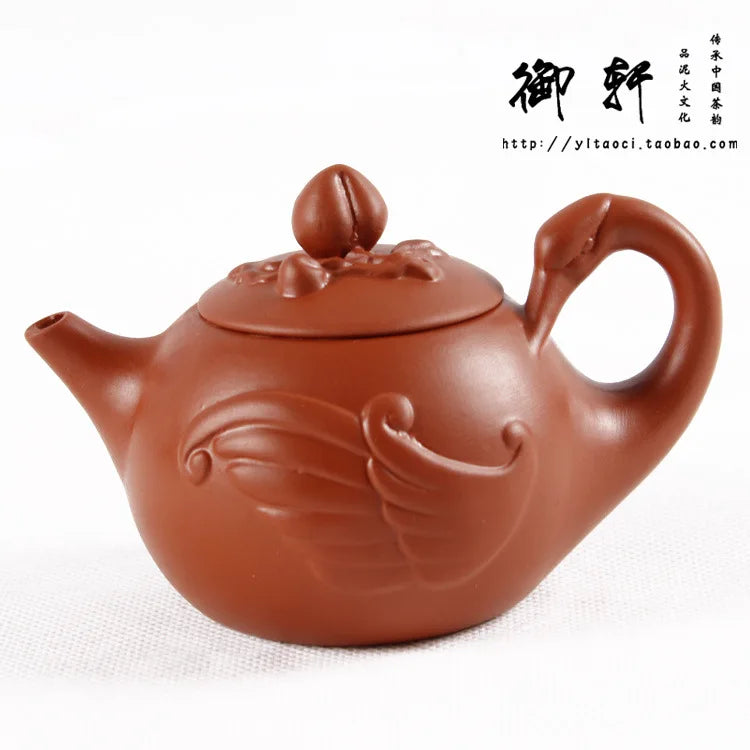 Teapot Yixing Zisha Teapot Authentic Zisha Teapot Tea Set Zisha Modern Zisha Art Swan Pot