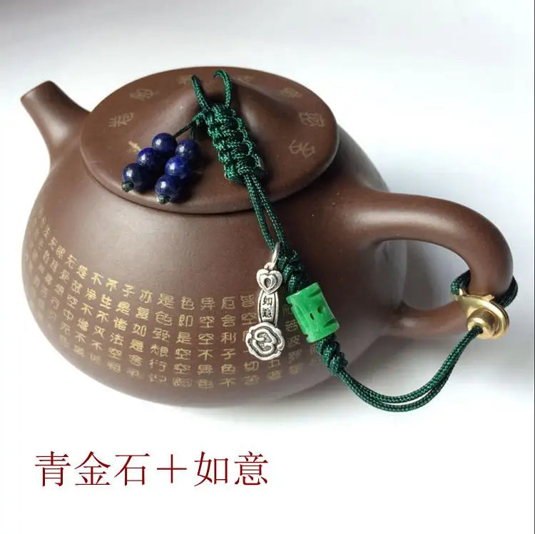 Teapot with Rope for Tea Ceremony, High-grade Pot Lid, Tied Teapot
