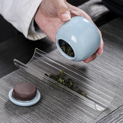 Teawear Set Ceramic Gaiwan 2 Cup 1 Tea Caddies Steel Strainers Business Gift Chinese Kung Fu Portable Travel Teapot 110ML