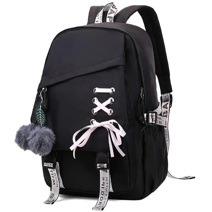 Teenage Girls Bookbag School Backpack Children Casual Daypack Schoolbag for Teens