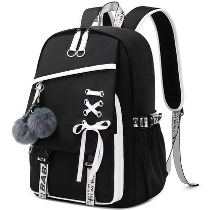 Teenage Girls Bookbag School Backpack Children Casual Daypack Schoolbag for Teens