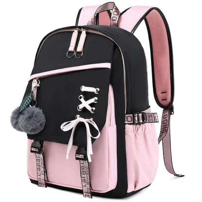 Teenage Girls Bookbag School Backpack Children Casual Daypack Schoolbag for Teens