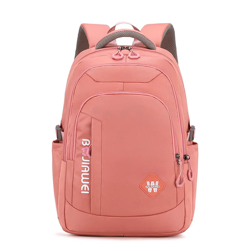 Teenage Grils School Bags Large Capacity Black Nylon Multifunctional College Middle High Student Schoolbag Backpacks Women 2022