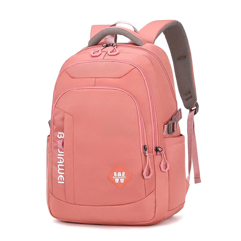 Teenage Grils School Bags Large Capacity Black Nylon Multifunctional College Middle High Student Schoolbag Backpacks Women 2022