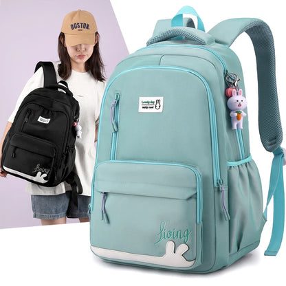 Teenager High Capacity Book Bag Girl Boy Travel Laptop Student Backpack Man Nylon College Fashion Women Leisure School Bag