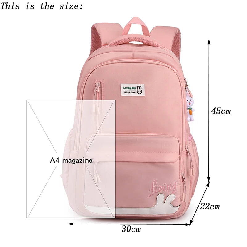 Teenager High Capacity Book Bag Girl Boy Travel Laptop Student Backpack Man Nylon College Fashion Women Leisure School Bag