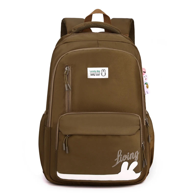 Teenager High Capacity Book Bag Girl Boy Travel Laptop Student Backpack Man Nylon College Fashion Women Leisure School Bag