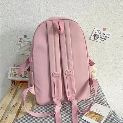 Teenagers Backpacks For Girls School Women Multipocket Bag Large Capacity Backpack Mochila Feminina Kawaii Bags