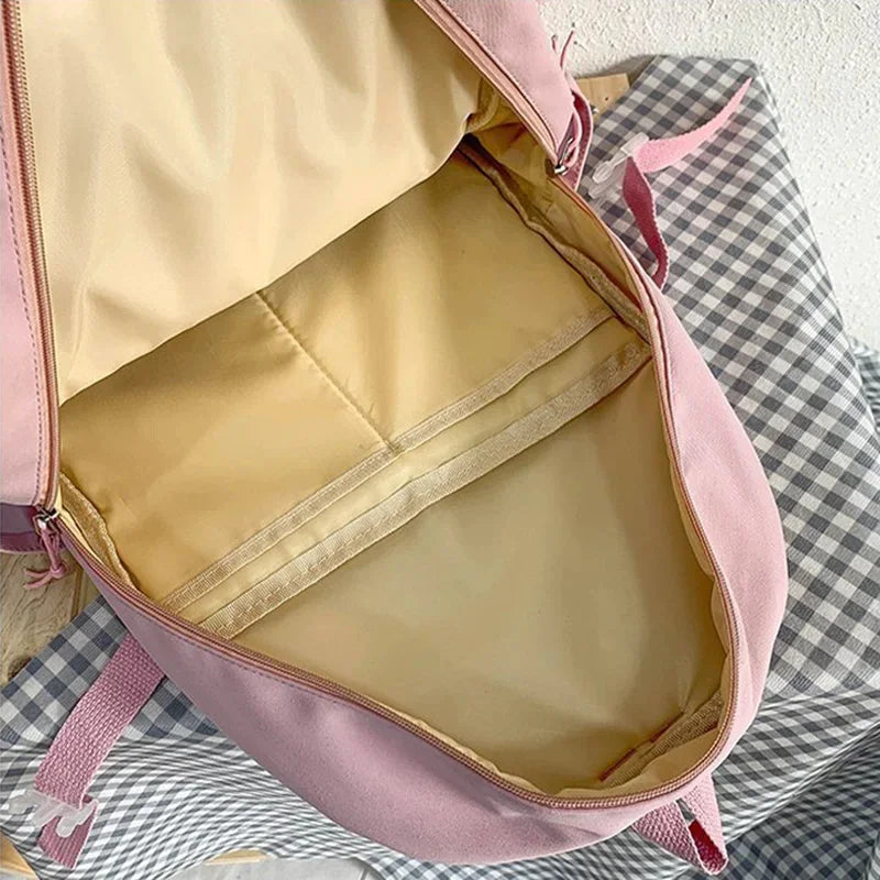 Teenagers Backpacks For Girls School Women Multipocket Bag Large Capacity Backpack Mochila Feminina Kawaii Bags