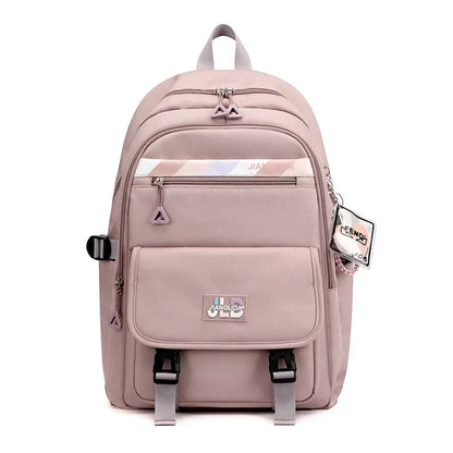 Teenagers Bags for Girls Junior High School Students Backpacks Women Kawaii Bag Kids Knapsack Solid Bookbag Lady Packsack