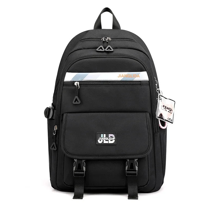 Teenagers Bags for Girls Junior High School Students Backpacks Women Kawaii Bag Kids Knapsack Solid Bookbag Lady Packsack