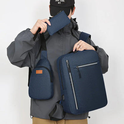 Teenagers Junior High School Backpack For Boys College Student School Bags Teens Schoolbag Waterproof Travel Laptop Backpack