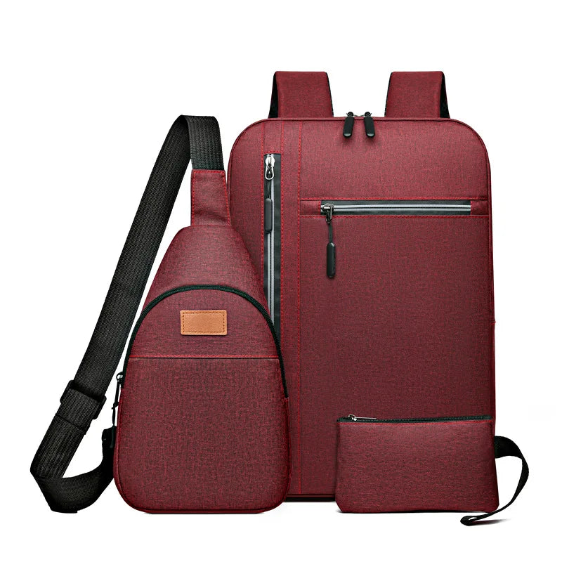 Teenagers Junior High School Backpack For Boys College Student School Bags Teens Schoolbag Waterproof Travel Laptop Backpack