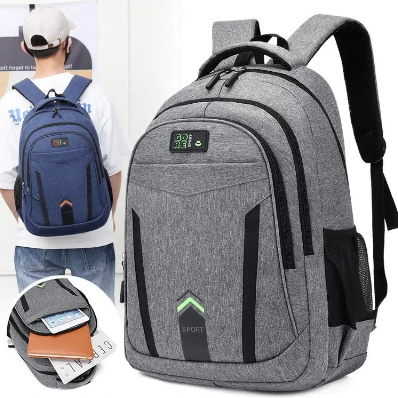Teenagers Junior High School Backpack For Boys College Student School Bags Teens Schoolbag Waterproof Travel Laptop Backpack